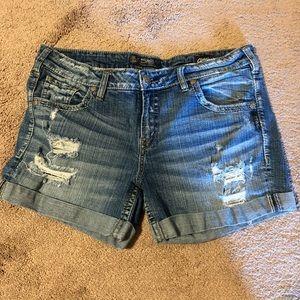 Silver Jeans Boyfriend Shorts